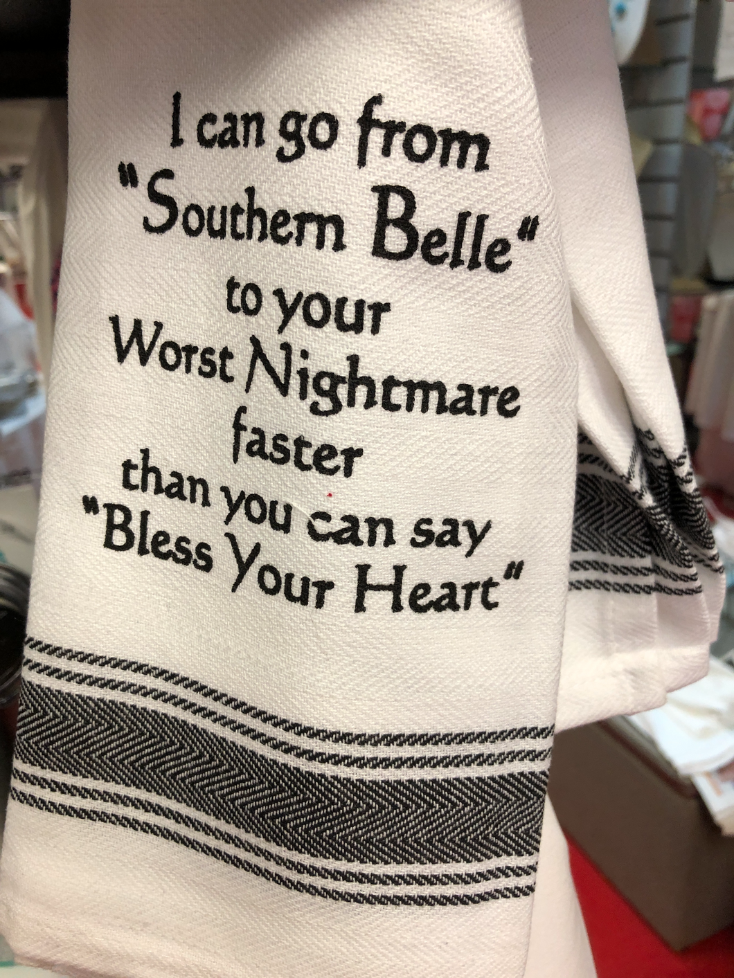 Tea Towel - Southern Belle - Bless your Heart