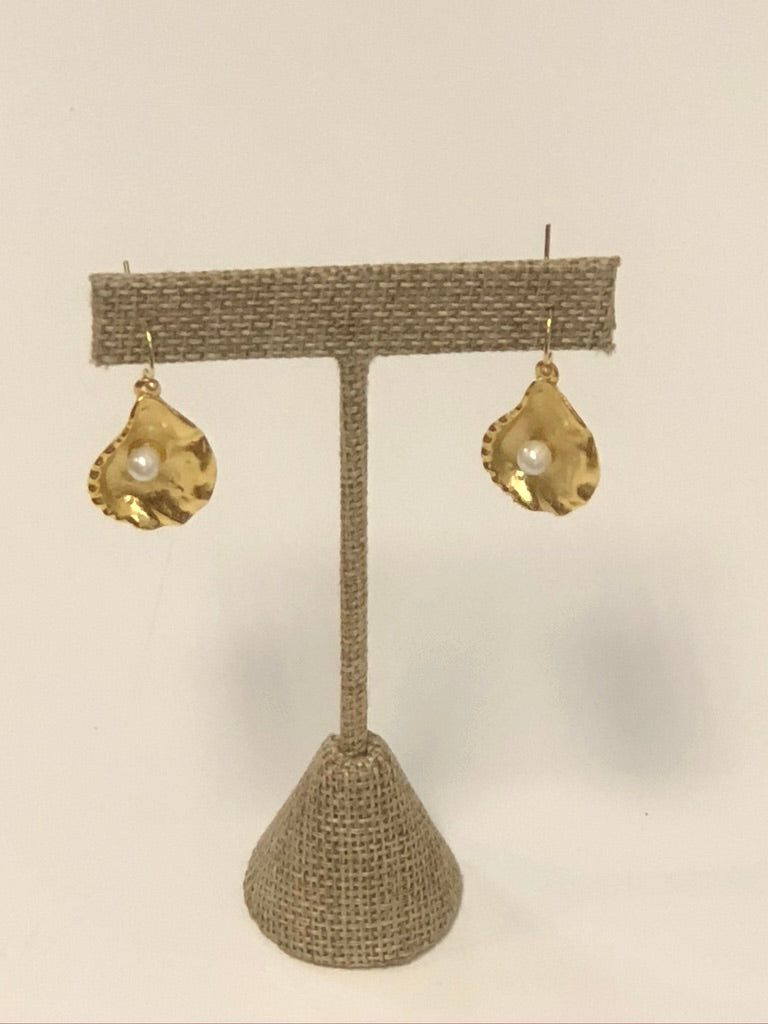 Oyster Earrings by Susan Shaw