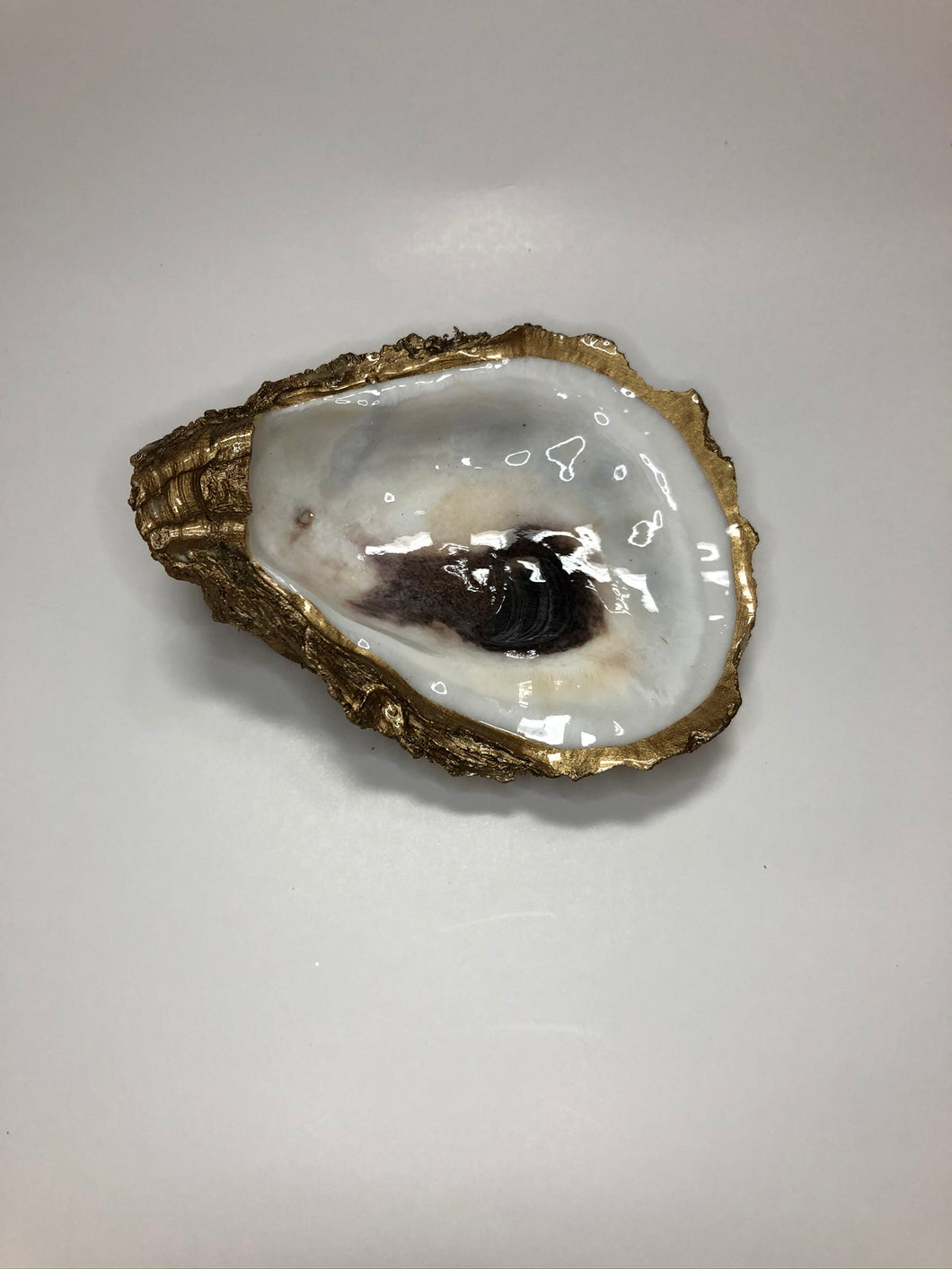 Hand-painted Oyster Shell