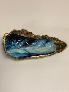 Ocean Gilded Oyster Jewelry Dish - Large